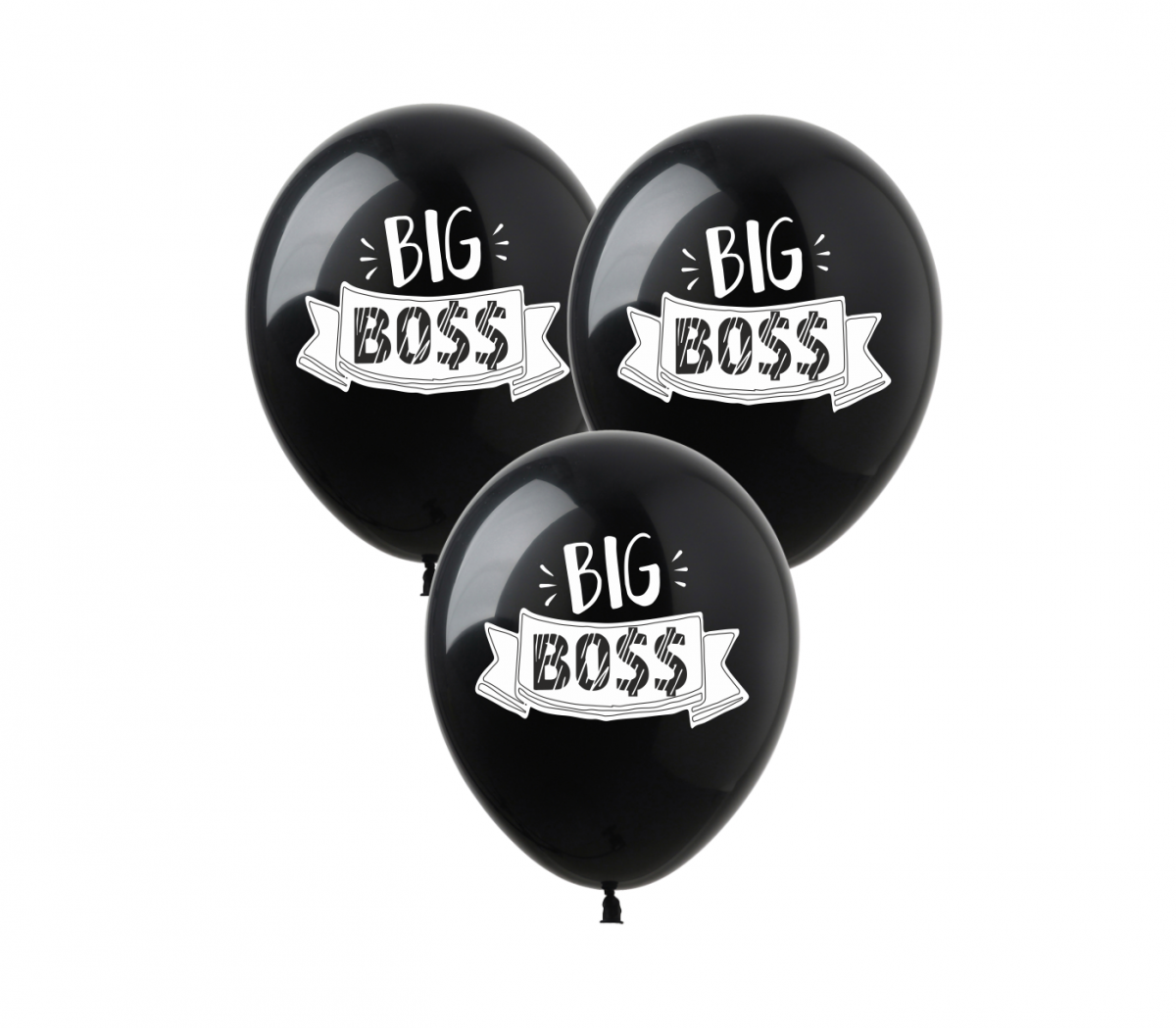 

Латексный шарик ArtShow 12"(30 см) Big Boss / Биг Босс, Черный