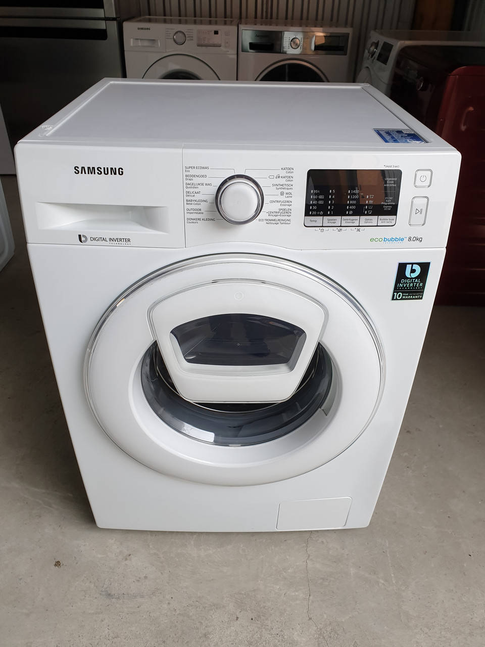 

Стиральная машина SAMSUNG 8 KG / 2018-го года выпуска / WW81K5400WW