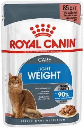 

Royal Canin LIGHT WEIGHT JELLY 85г влажный корм для кошек склонных к лишнему весу кусочки в желе