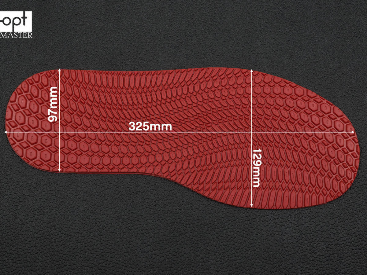 

След подошвы обуви Favor, темно-красный art.101