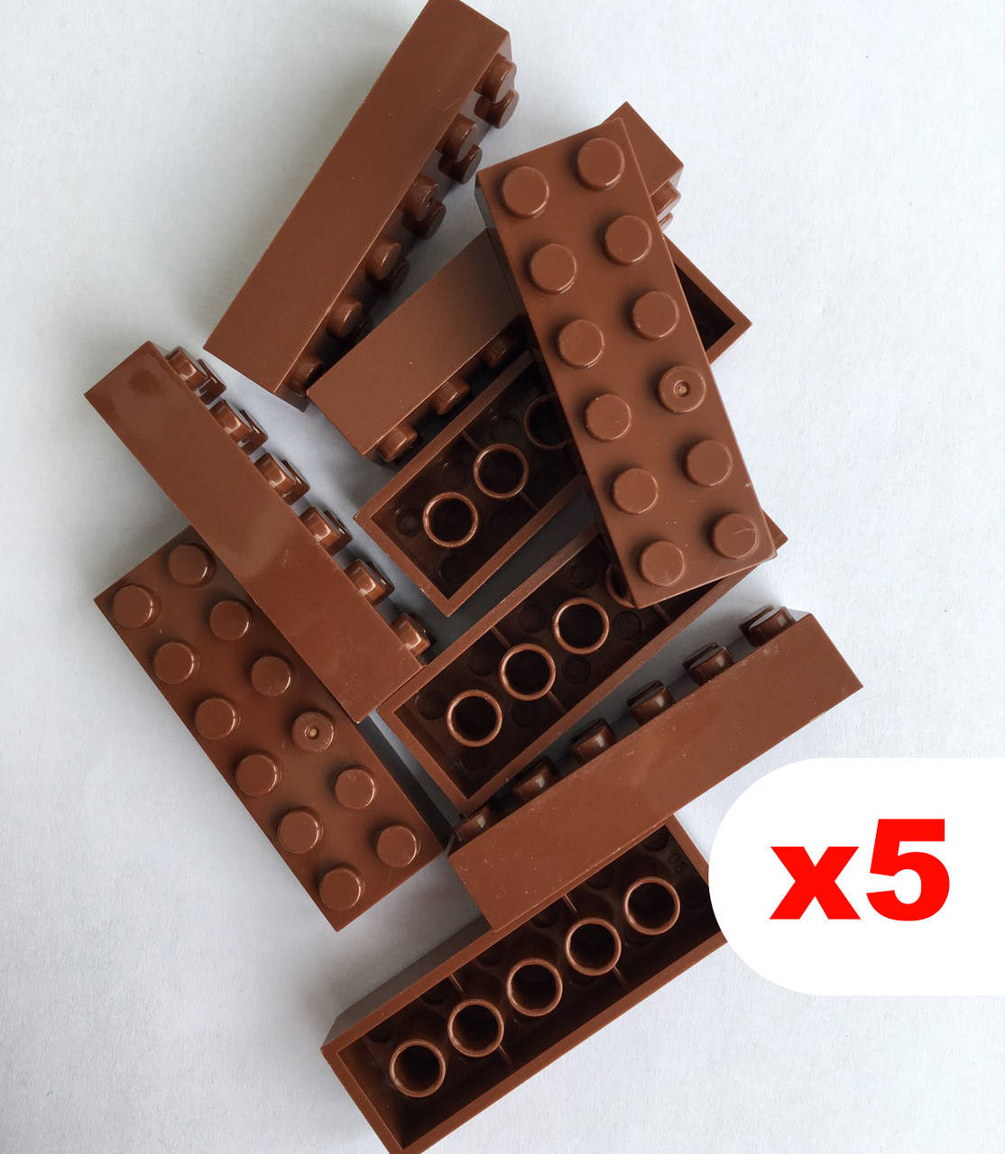 

Кубики 2х6 пина, стандарт Лего Classic (коричневый) 5 шт