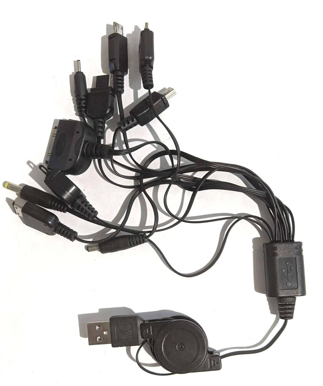 

Универсальный кабель Usb (косичка) 10в1