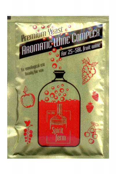 

Винные дрожжи Aromatic Wine Complex 25-50л вина 40г