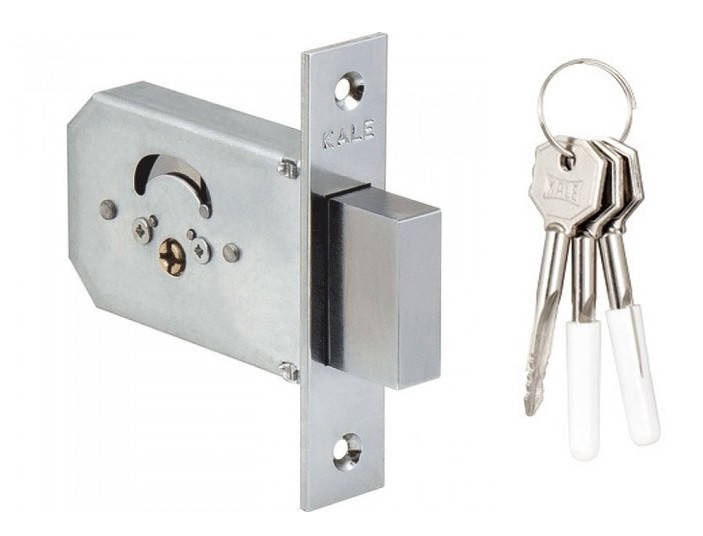 

Замок врезной KALE 156 F крест малый 3 ключа