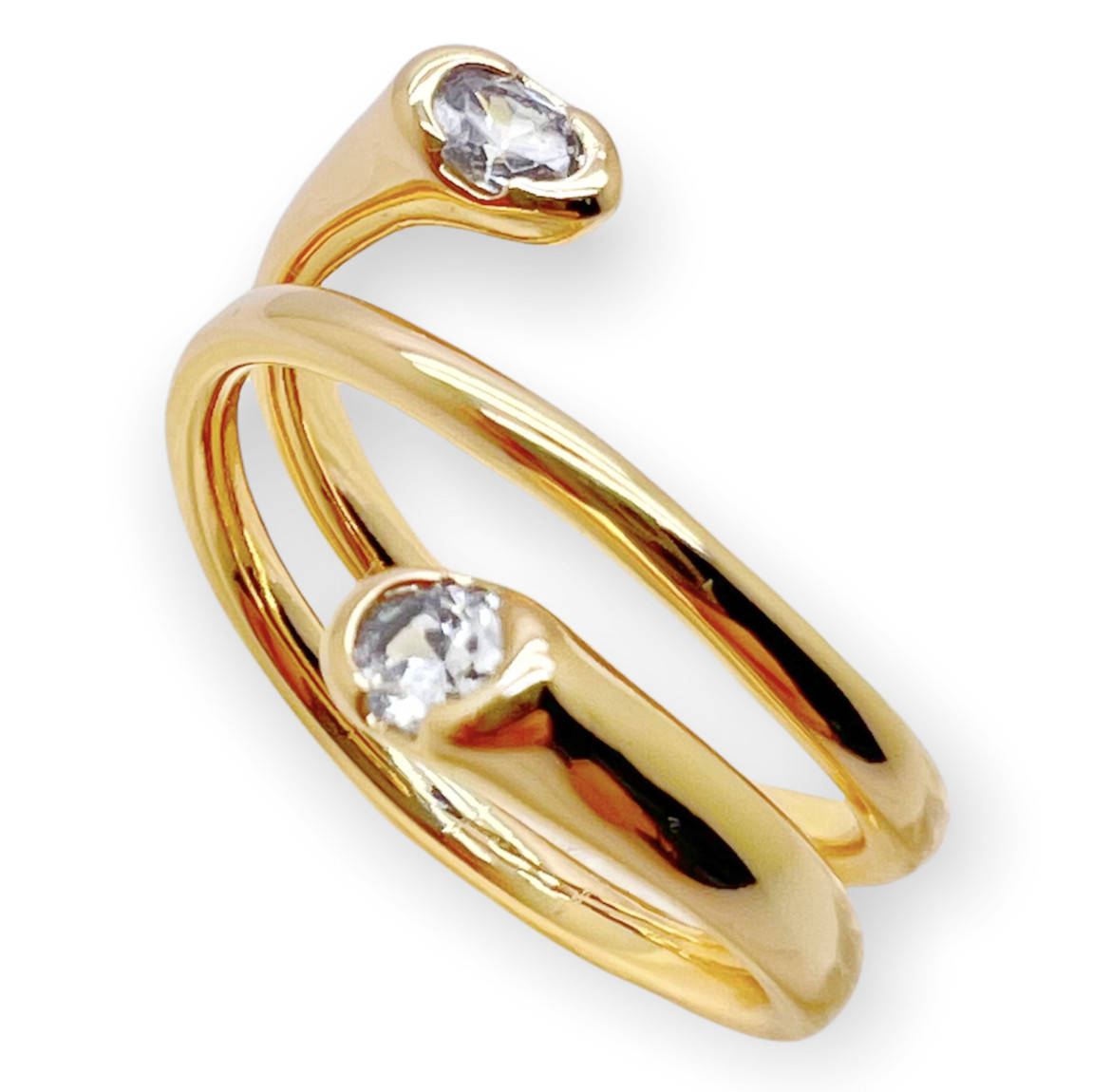 

20 р. Массивное кольцо xuping. 18k