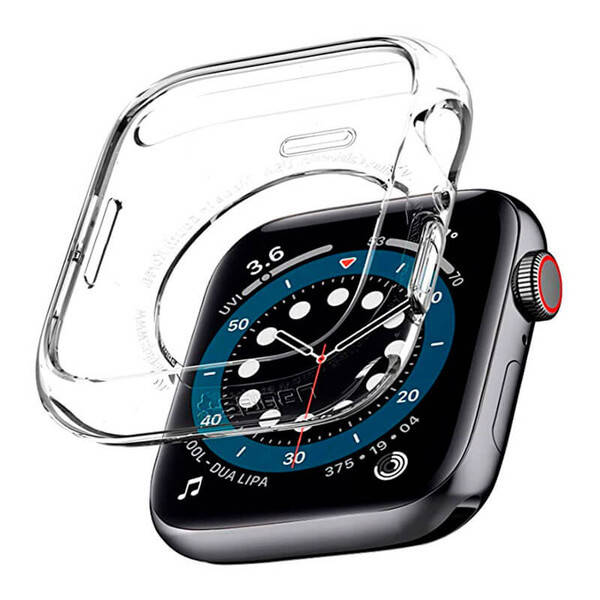 

Прозрачный чехол TPU iLoungeMax SilicolDots для Apple Watch Series 7 45mm
