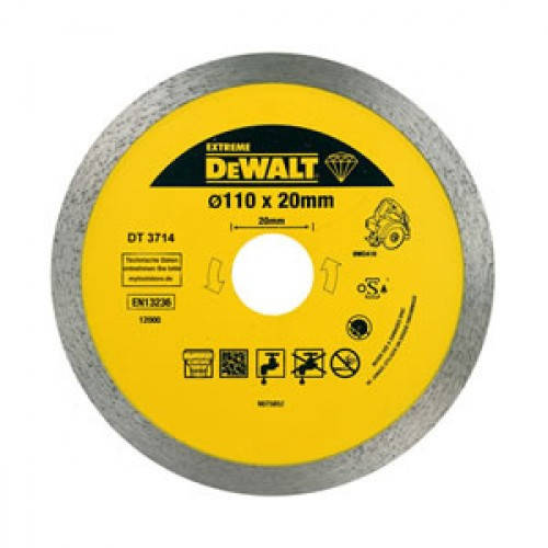 

Диск алмазный для плиткореза DWC410 DeWALT DT3714 (США/Китай)