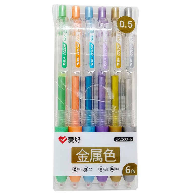 

Ручки в наборе 6цв. AIHAO GP2603-6 гель