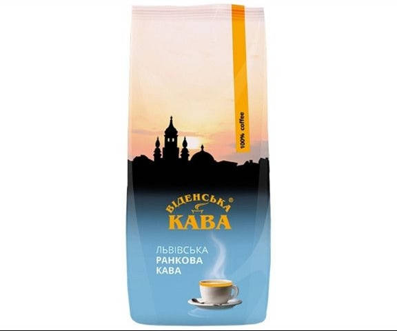 

Кава в зернах "Віденська кава" Львівська ранкова 40/60, 1 кг