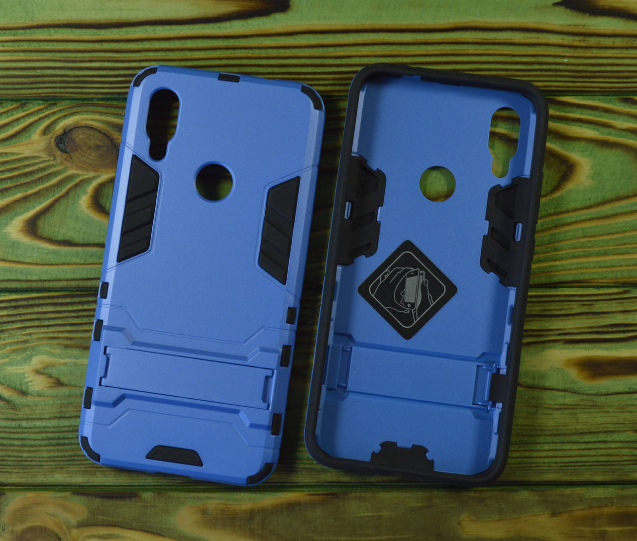 

Противоударный чехол для Xiaomi Redmi 7 синий