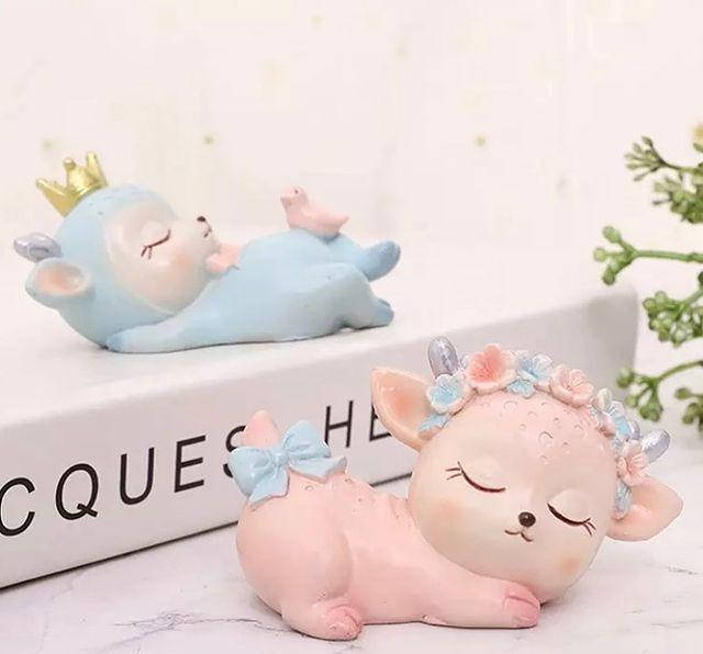 

Силиконовый молд Олененок с короной