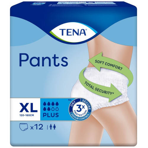 

Подгузник-трусики для взрослых Tena Pants Plus XL размер XL 12 шт.
