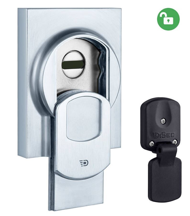 

Броненакладка DISEC MAGNETIC 4G MG3551Q SQUARE 25мм хром матовый (Италия)