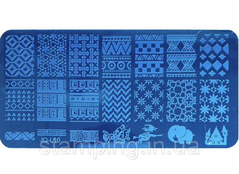 

Пластина для стемпинга jql10