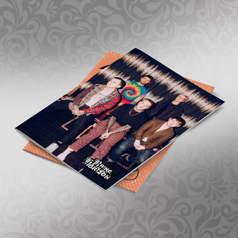 

Тетрадь А5 скоба 48 л. клетка Bring Me The Horizon 005