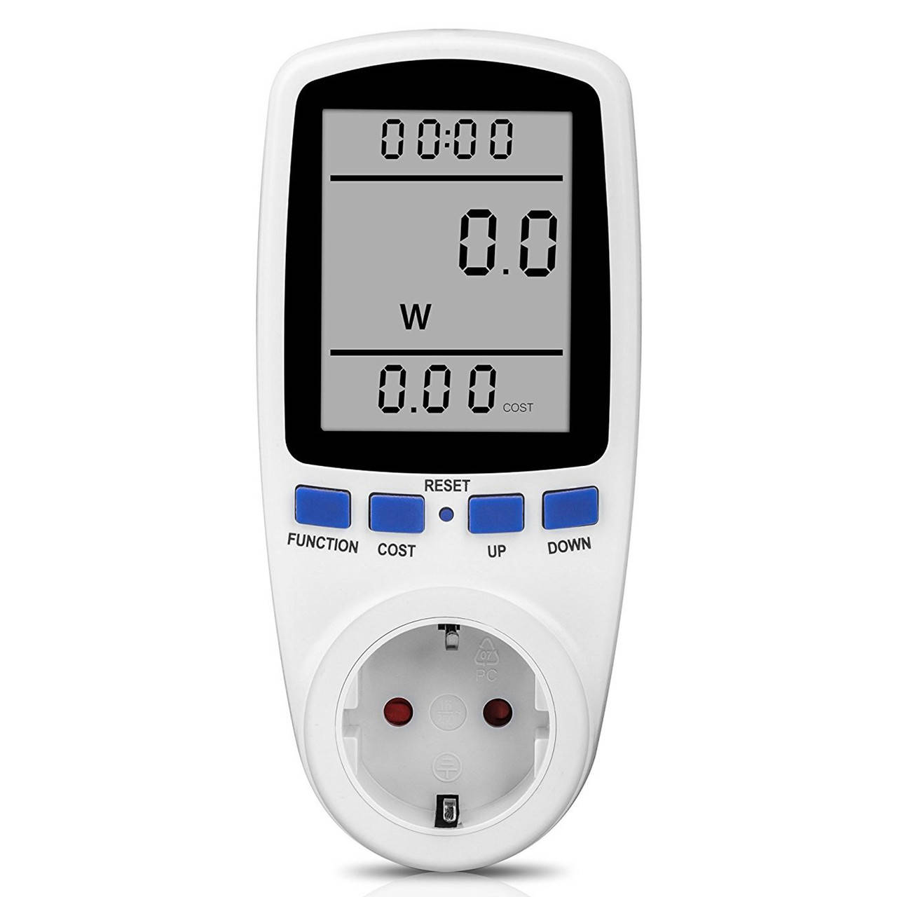 

Розетка з лічильником електроенергії енергометрії ватметр побутової Intertek BE009