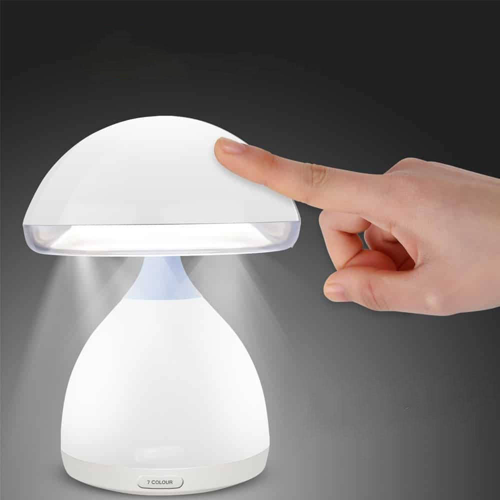 

Светодиодный LED ночник гриб 7 цветов HC-868 USB / Лампа меняющая цвет, Разные цвета