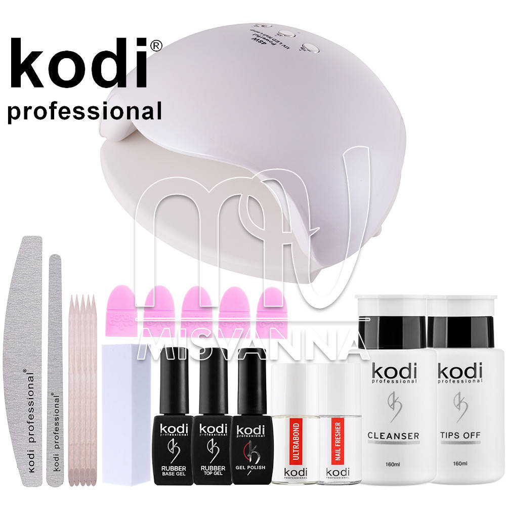 

Стартовый набор "Kodi Professional LUX" для покрытия гель лаком с UV/LED лампой SUN5x на 48 Вт