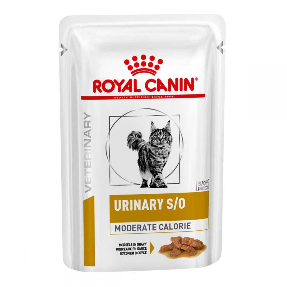 

Royal Canin URINARY S/O MODERATE CALORIE лечебный корм для лечения мочекаменной болезни (соус) 12шт по 85г