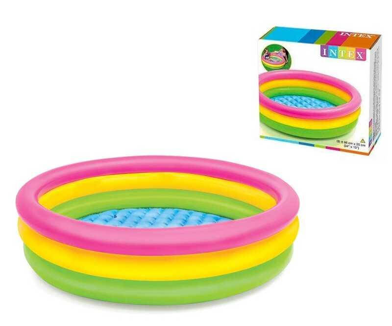 

Intex Бассейн 57422 NP (6) размером 147х33см, объёмом 355л, от 3 лет
