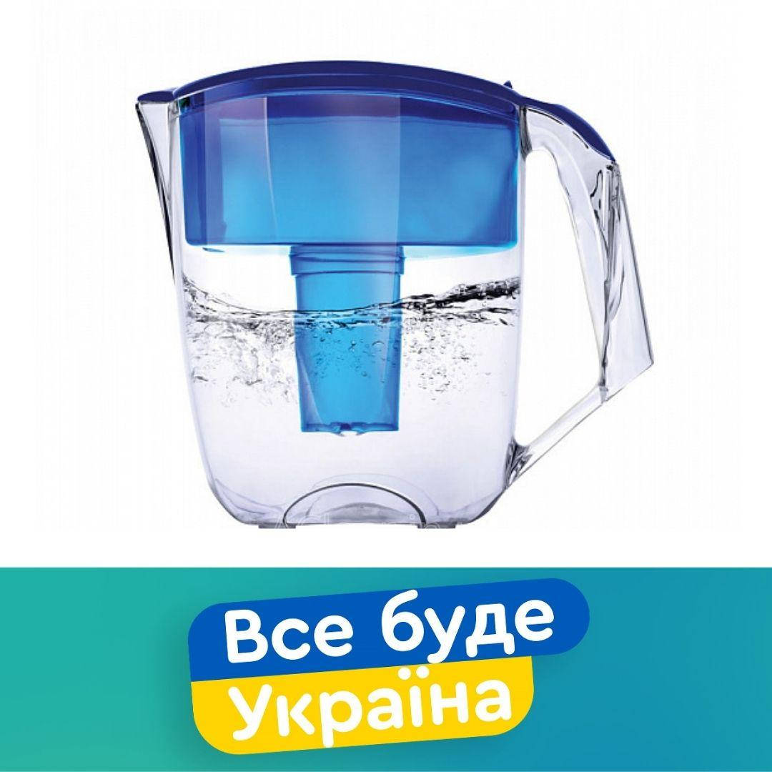 

Фільтр-глечик Ecosoft Наша Вода Луна синій 3,5 л