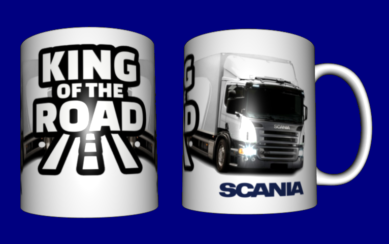 

Кружка водителю / чашка Король дорог SCANIA