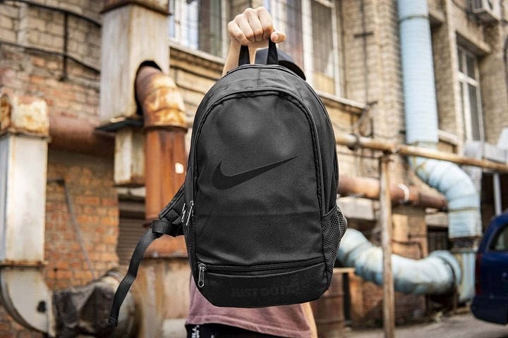 

Рюкзак NIKE спортивный молодежный городской черный мужской найк