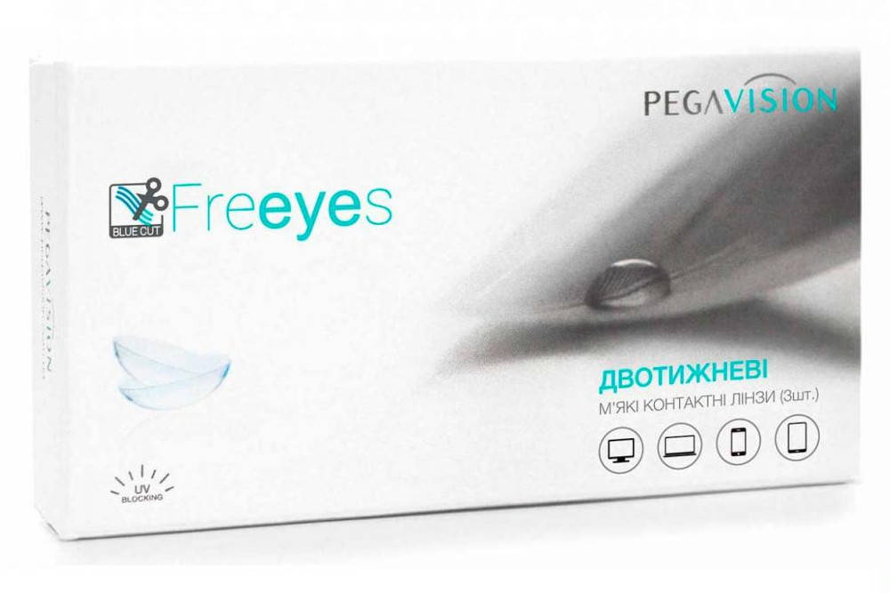 

Контактные линзы Freeyes 1уп(3линзы) Срок годности 06.2022