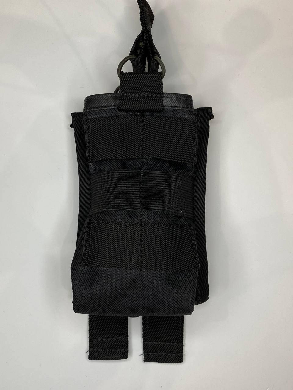 

Подсумок открытый под магазины АК черный . с системой MOLLE