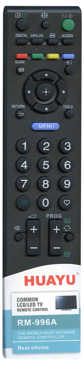 

Пульт SONY универсальный RM-996A