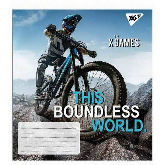 

Зошит шкільний 24 аркуша клітинка The boundless world YES 20шт/уп