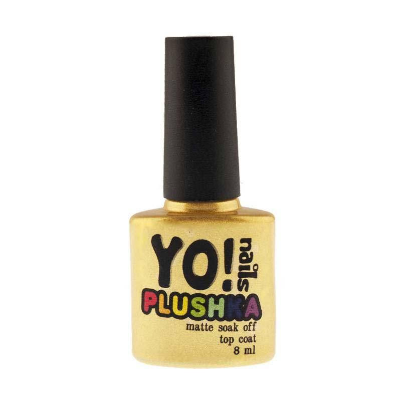 

YO!Nails Plushka Matte Top Coat - матовый закрепитель для гель-лака, 8 мл