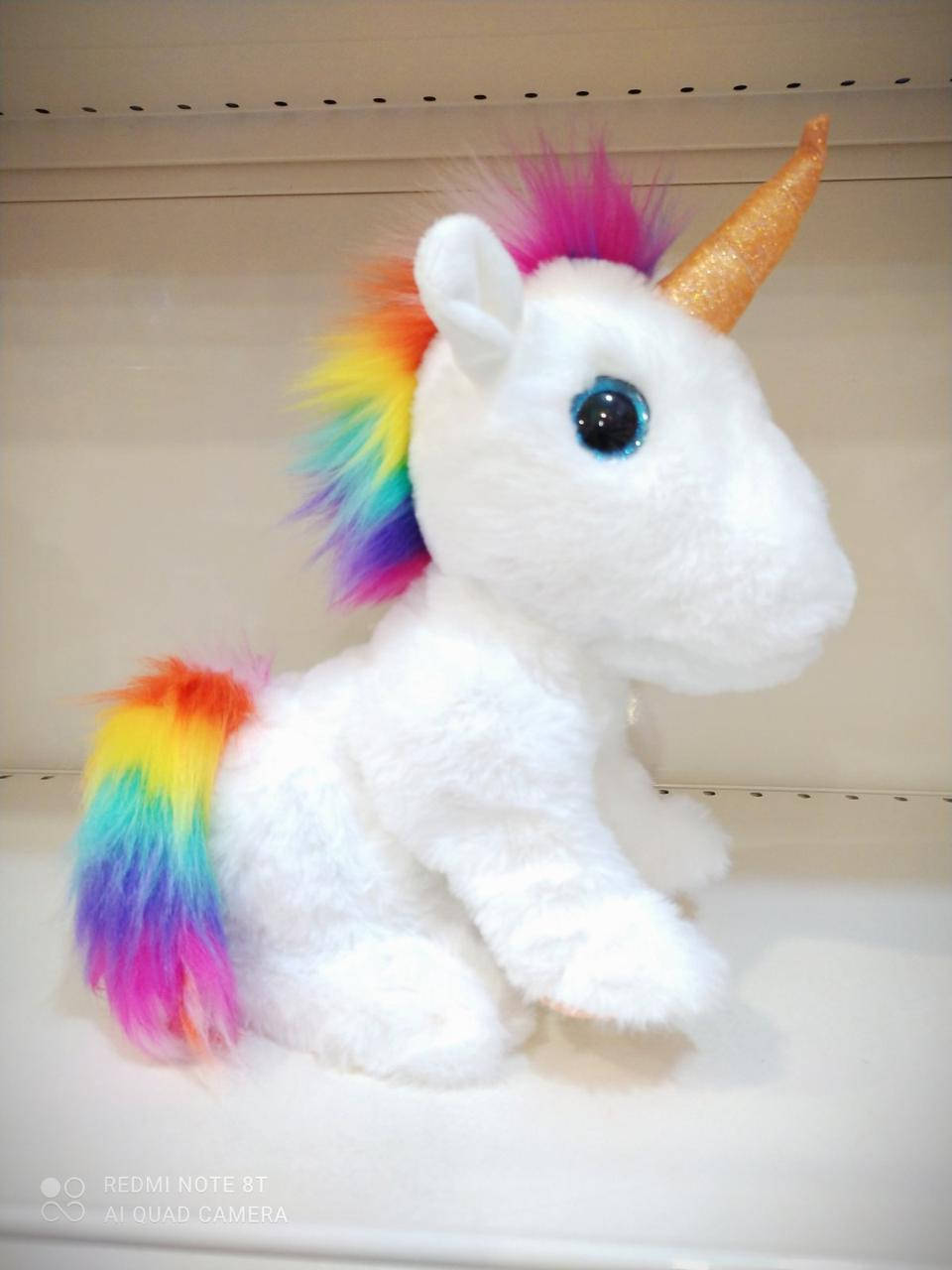 

Детский интерактивный единорог JD-R9902C с распознаванием голоса на русском языке, Белый