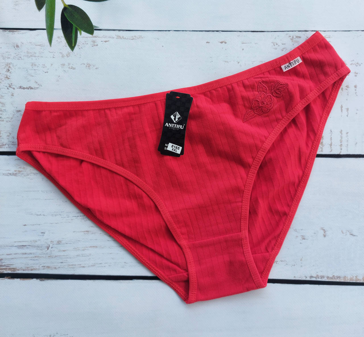 

Трусы слипы хлопок Anttifu L/XL/2XL Red 46, Красный
