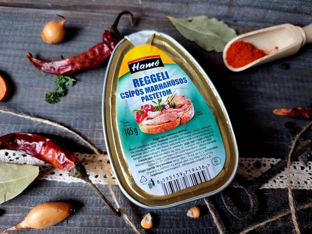 

Hame, острый говяжий паштет (Венгрия), 105 гр