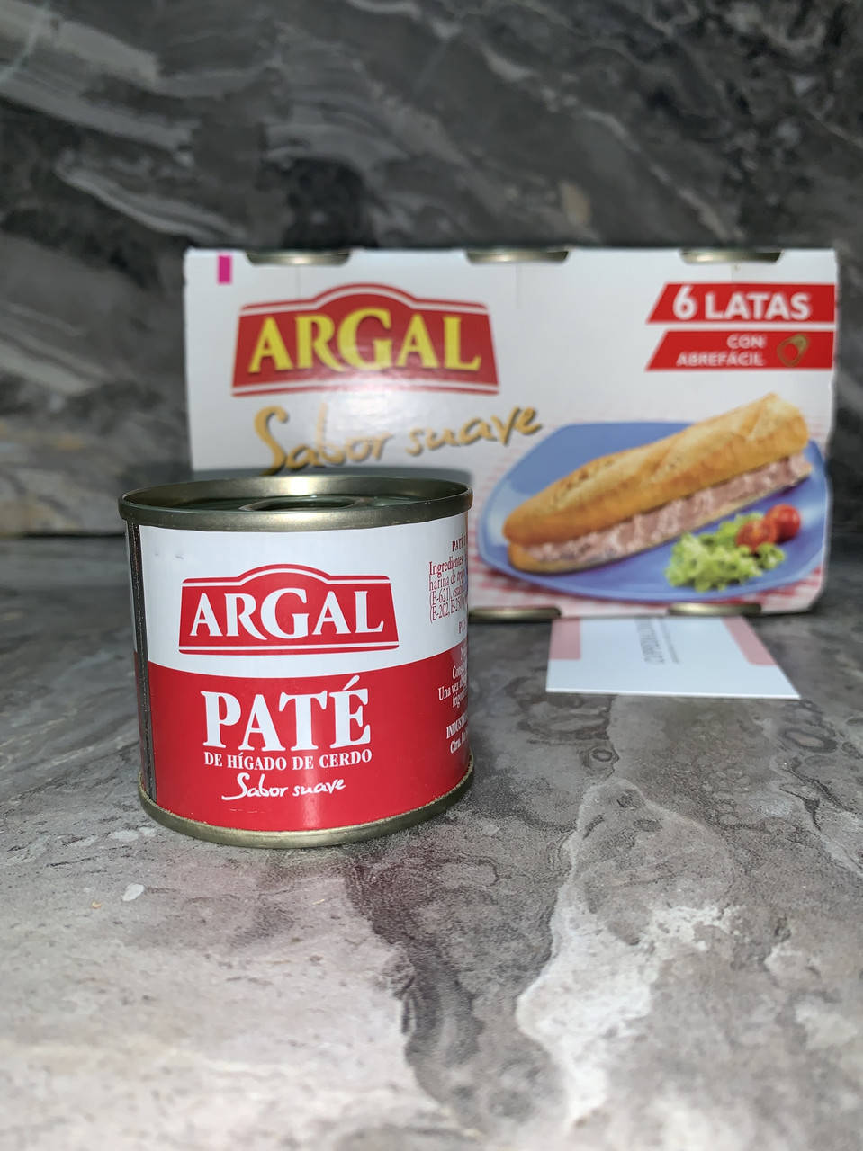 

Паштет Argal Sabor Suave Pate de higado de cerdo из свинины 83 грм