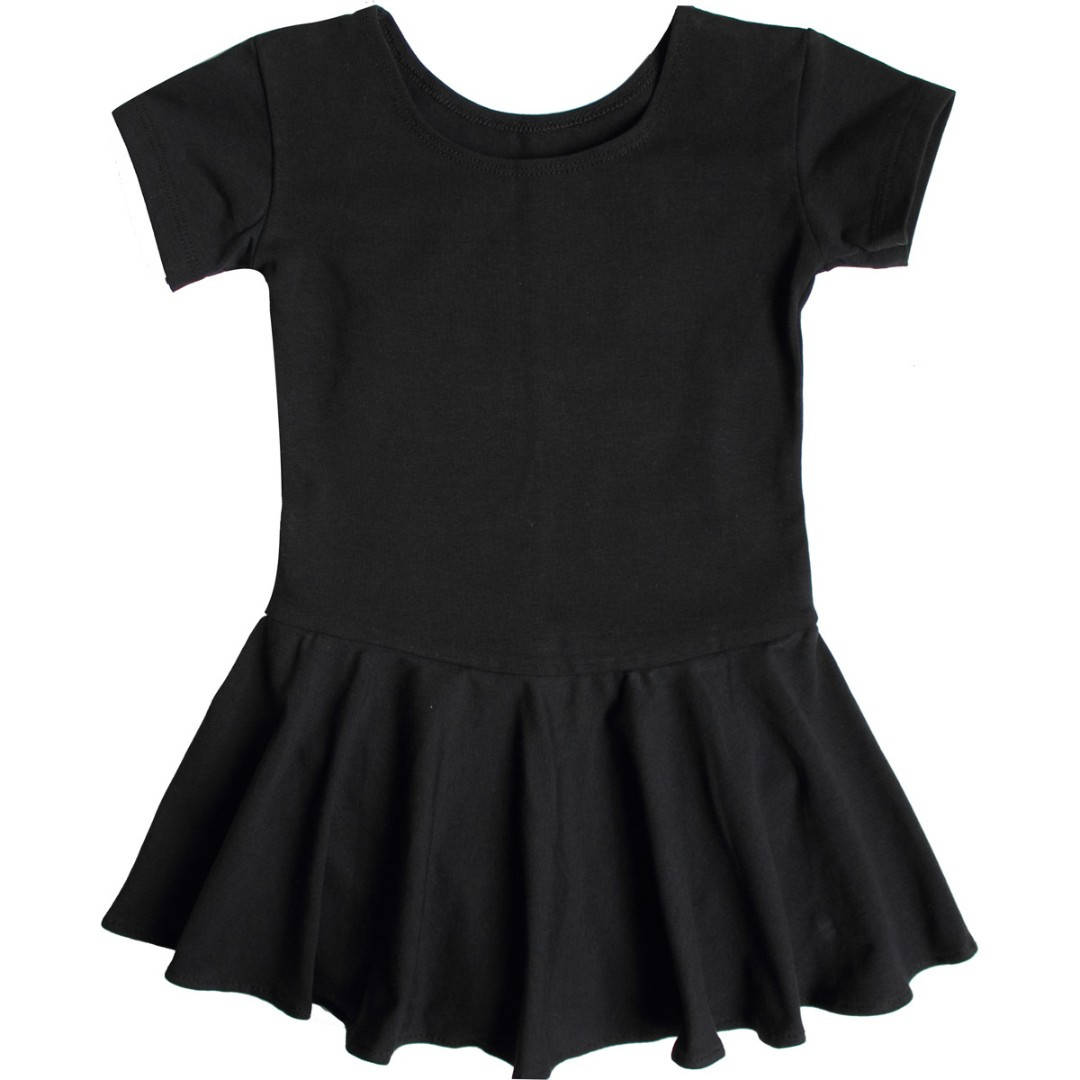 

Боди с юбочкой девочке, Черный