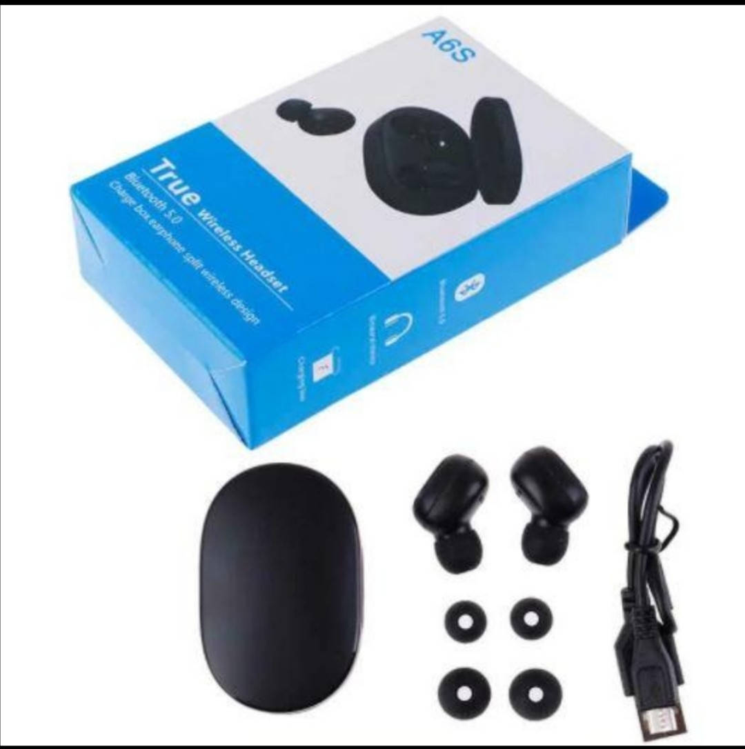 

Наушники Redmi Airdots черные Беспроводные сенсорные наушники A6S Black, Черный