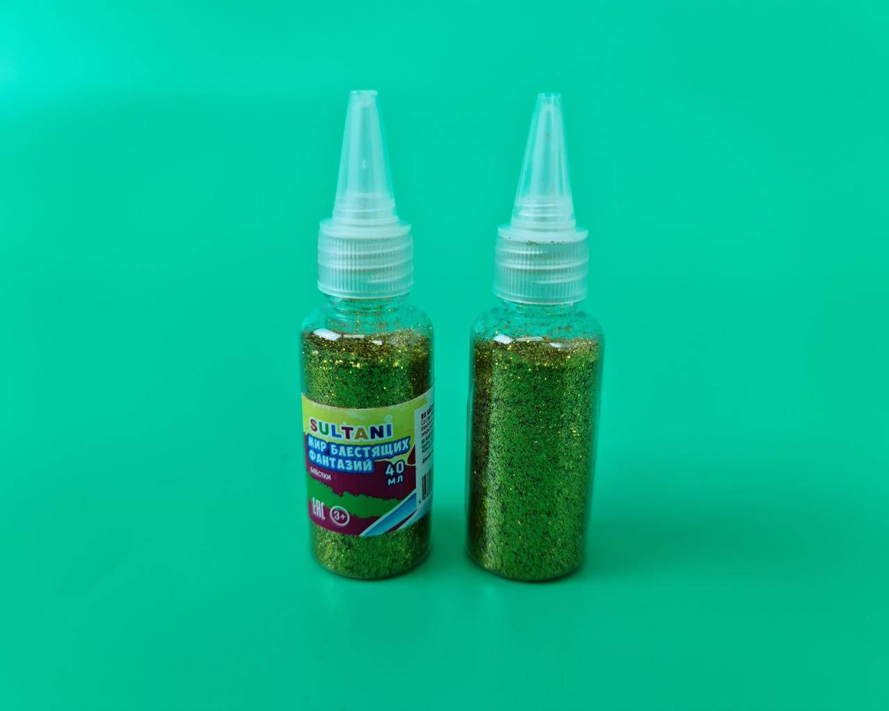 

Набор для детского творчества "Блестки" золотой (1 шт)