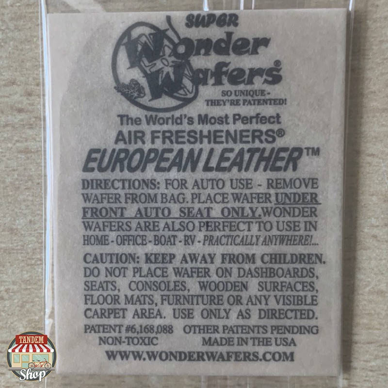 

Ароматизатор в пластинке Wonder Wafers European Leather, 50 x 65 мм Европейская кожа