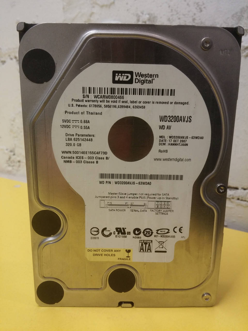 

Жёсткий диск WESTERN DIGITAL 320 GB SATA