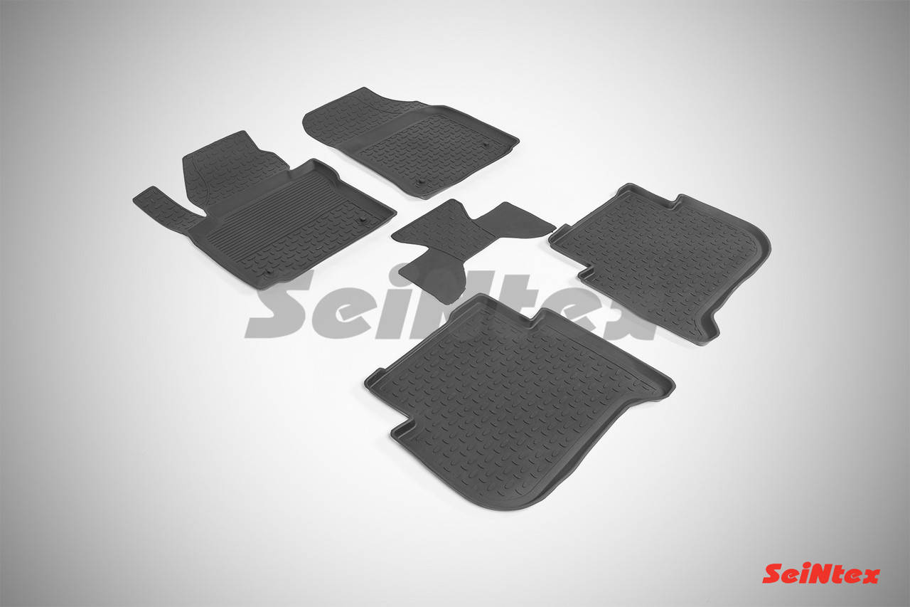 

Коврики салона Volkswagen Touran II 2003-2015 резиновые, кт 5шт, Черный