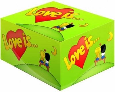 

Жвачки Love is яблоко лимон жевательная резинка лове ис