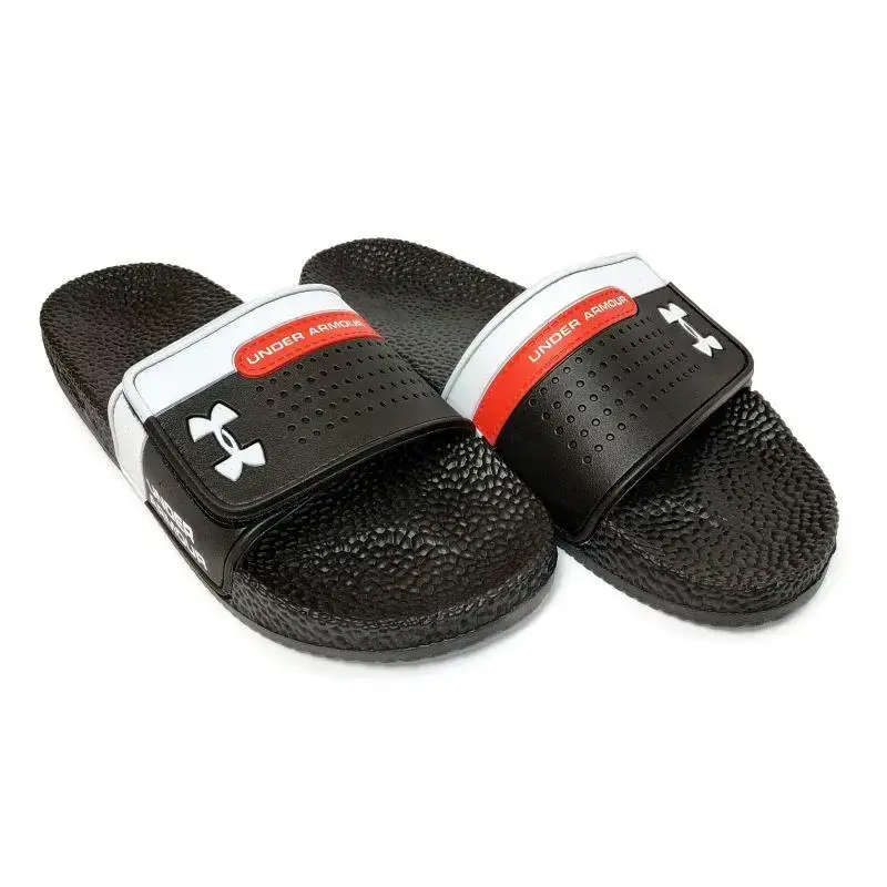 

Мужские шлепанцы на липучке летние сланцы Street-Fight черные 41 (26,5 см), Черный