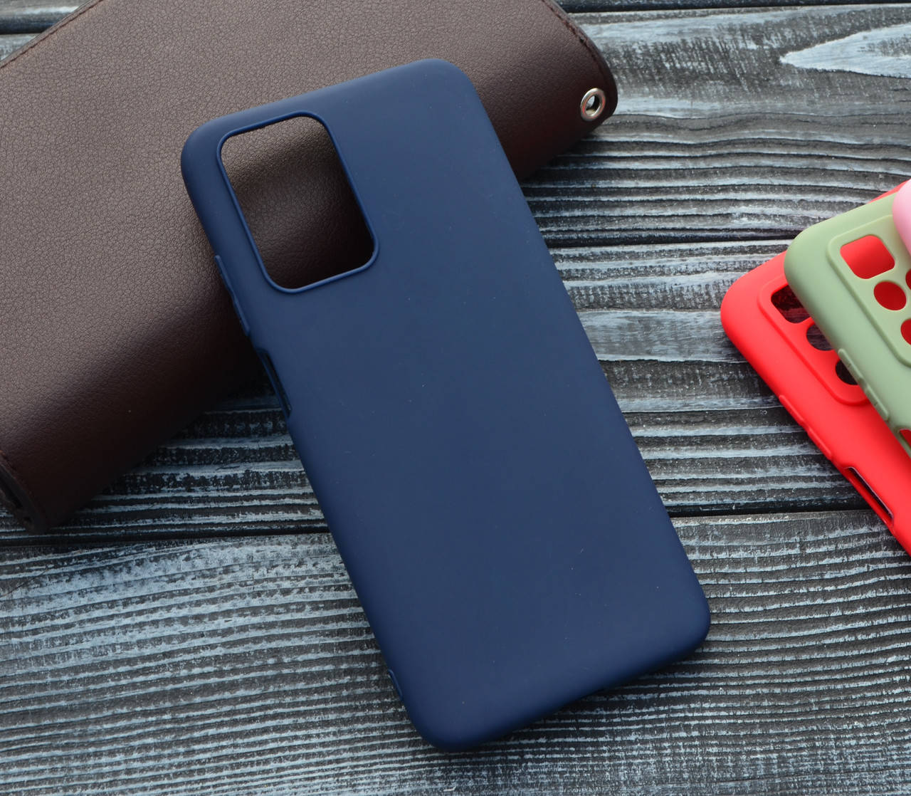 

Матовый силиконовый чехол для Xiaomi Redmi 10 Синий