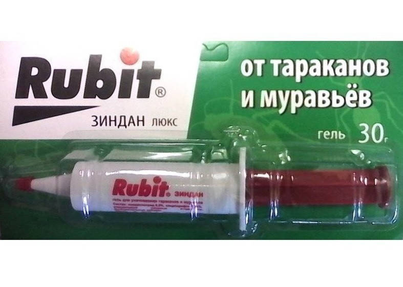 

Средство от тараканов шприц - гель РУБИТ