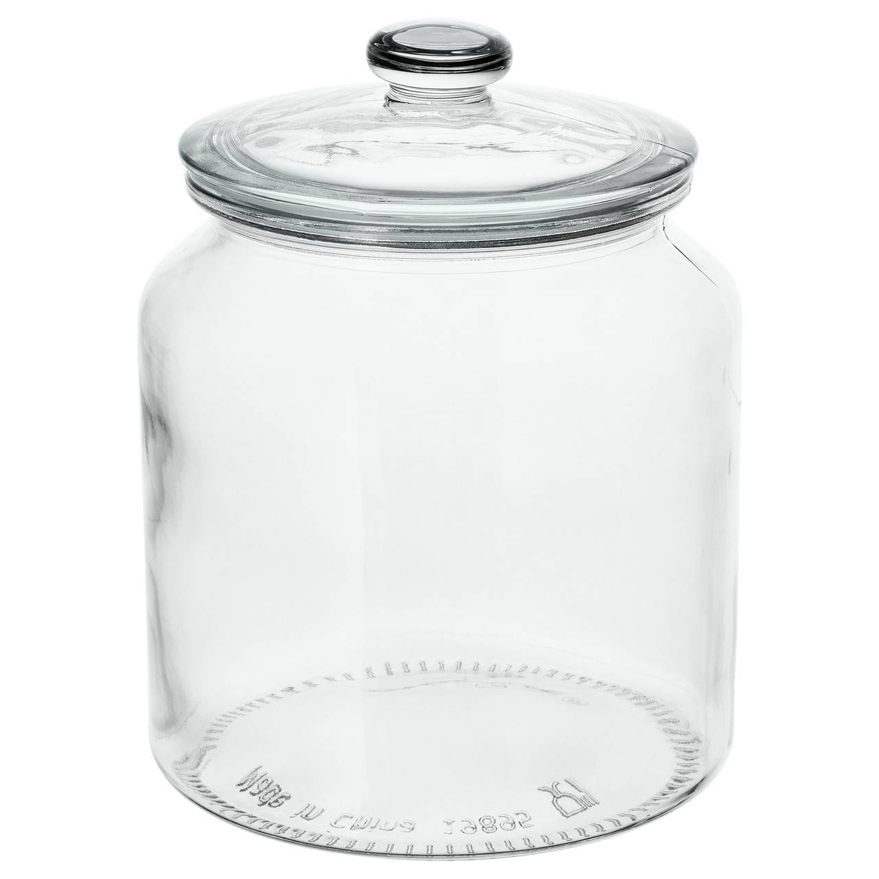 

Банка с крышкой IKEA VARDAGEN, прозрачное стекло, 1.9 л (ИКЕА ВАРДАГЕН)