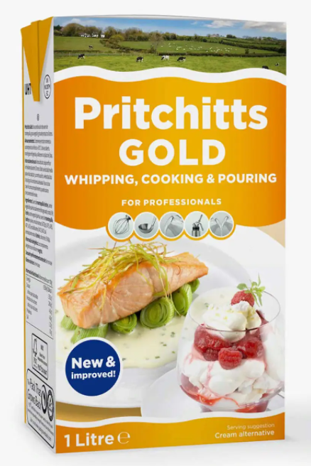 

Сливки животно-растительные 34% жирности Pritchitts Gold