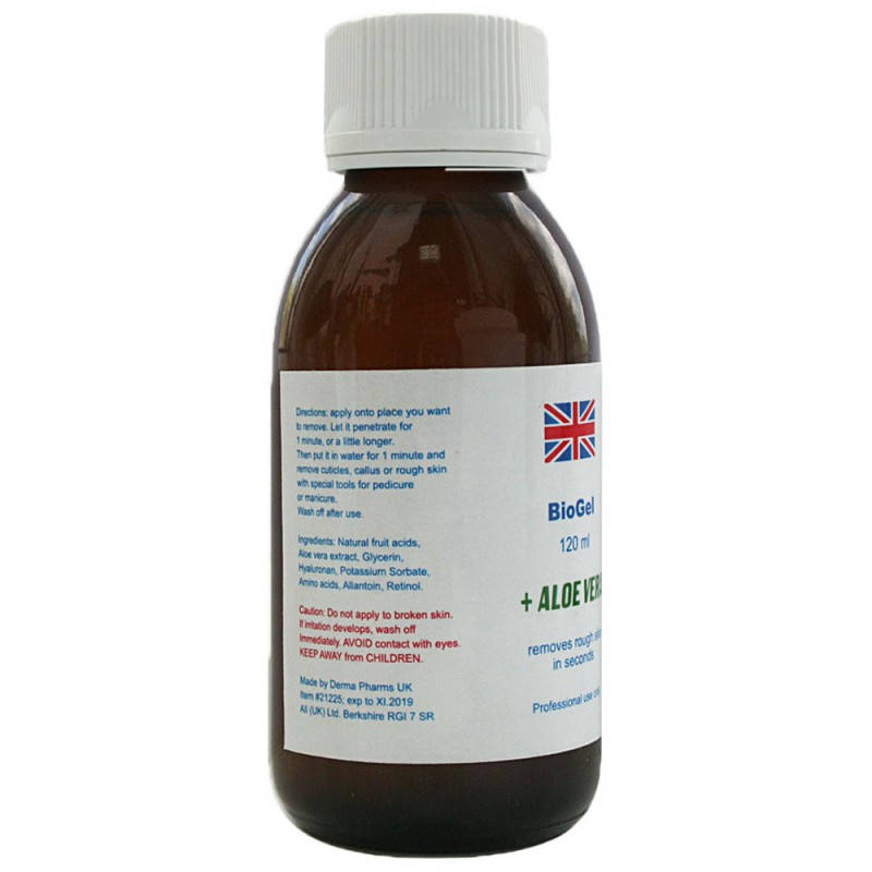 

Ремувер для педикюра и маникюра ,,BIOGEL,, (Aloe Vera) 120 мл.