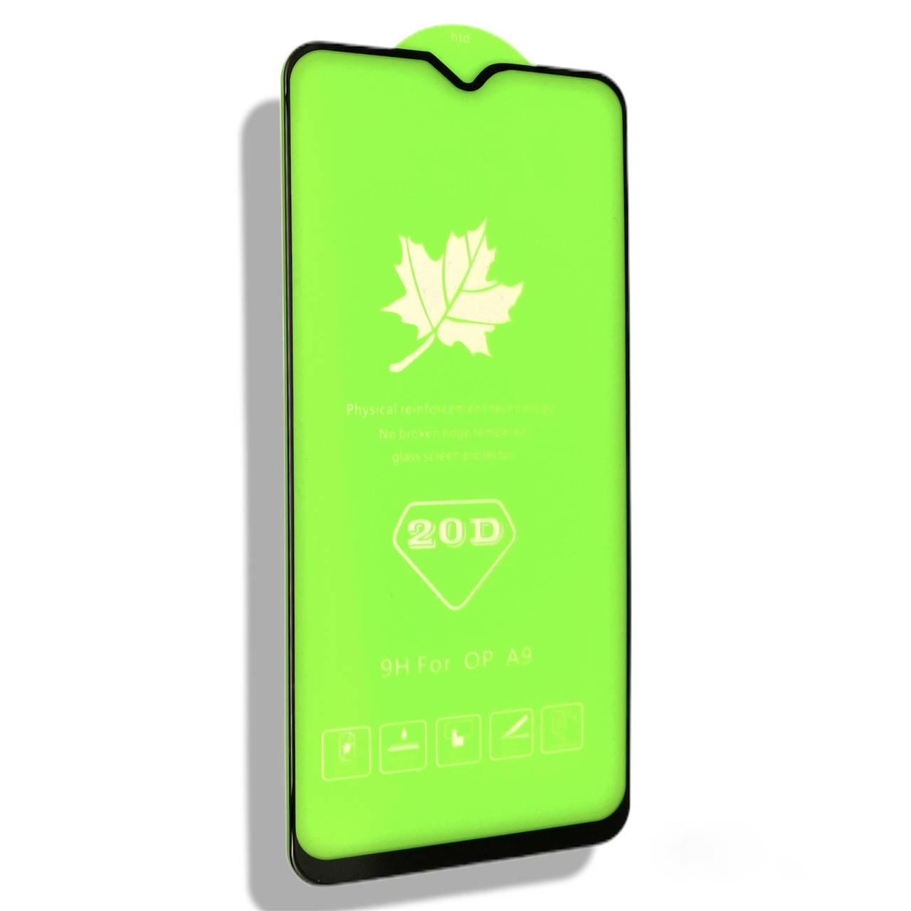 

Защитное стекло DK Full Glue 20D для Oppo A9 (2020) (013711) (black), Черный